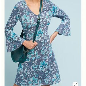 New Anthropologie Maeve Florence Swing Dress Large #172